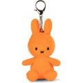 Japan Miffy Corduroy Keychain - Miffy : Orange - 1