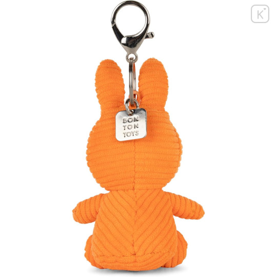 Japan Miffy Corduroy Keychain - Miffy : Orange - 3