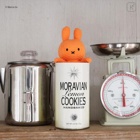 Japan Miffy Corduroy Keychain - Miffy : Orange - 6