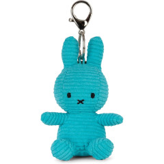Japan Miffy Corduroy Keychain - Miffy : Turquoise