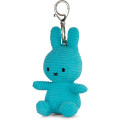 Japan Miffy Corduroy Keychain - Miffy : Turquoise - 2