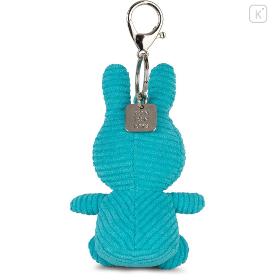 Japan Miffy Corduroy Keychain - Miffy : Turquoise - 3