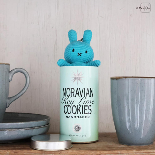 Japan Miffy Corduroy Keychain - Miffy : Turquoise - 6