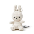 Japan Miffy Corduroy Keychain - Miffy : White - 1