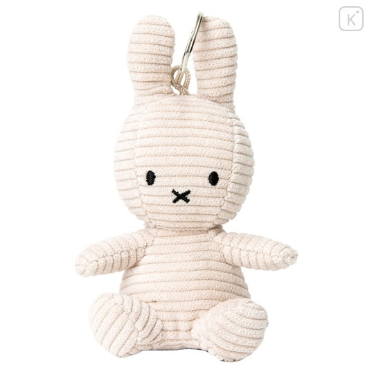 Japan Miffy Corduroy Keychain - Miffy : Light Stone - 1