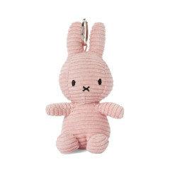 Japan Miffy Corduroy Keychain - Miffy : Light Pink