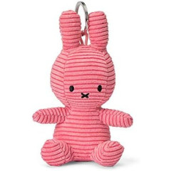 Japan Miffy Corduroy Keychain - Miffy : Pink