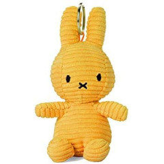 Japan Miffy Corduroy Keychain - Miffy : Yellow