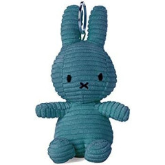 Japan Miffy Corduroy Keychain - Miffy : Blue