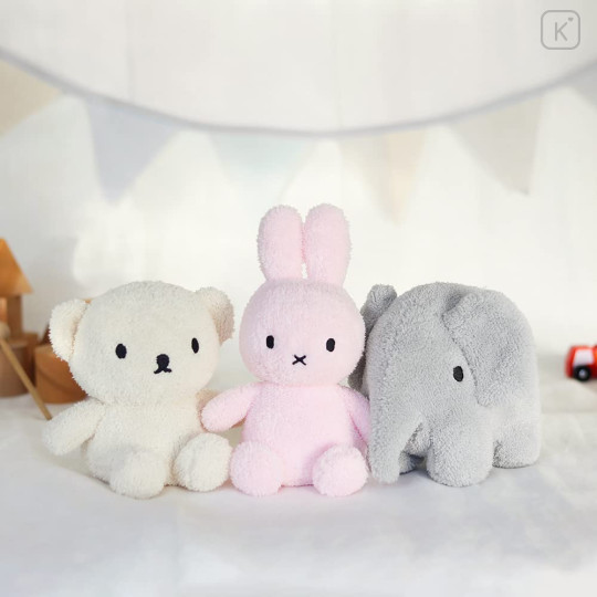 Japan Miffy Terry Soft Plush Toy - Miffy : Light Blue - 4