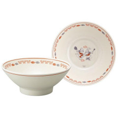 Japan Disney Melamine Ramen Bowl - Mickey & Minnie