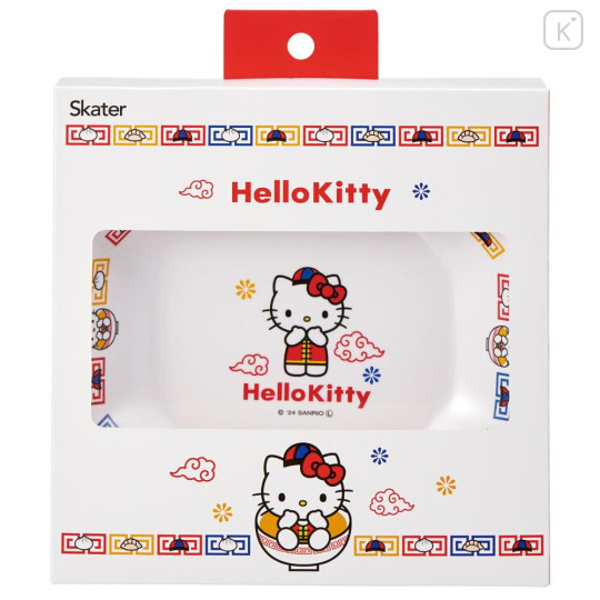 Japan Sanrio Melamine Fried Rice Plate - Hello Kitty - 3