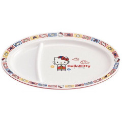 Japan Sanrio Melamine Dumpling Plate - Hello Kitty