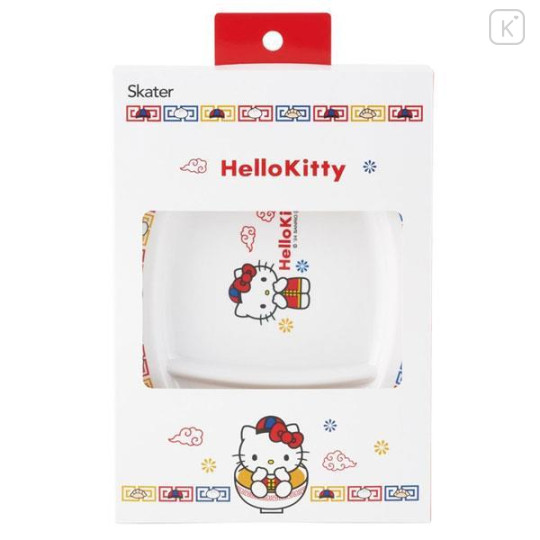 Japan Sanrio Melamine Dumpling Plate - Hello Kitty - 3
