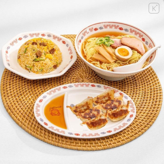 Japan Sanrio Melamine Dumpling Plate - Hello Kitty - 4