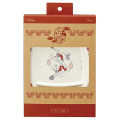 Japan Disney Melamine Dumpling Plate - Mickey & Minnie - 3
