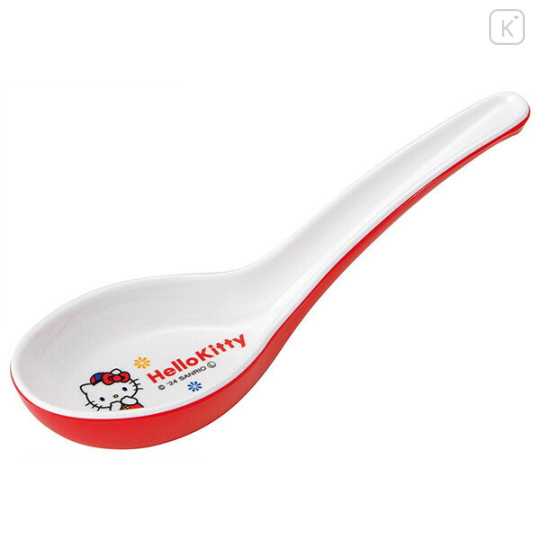 Japan Sanrio Melamine Soup Spoon - Hello Kitty - 1