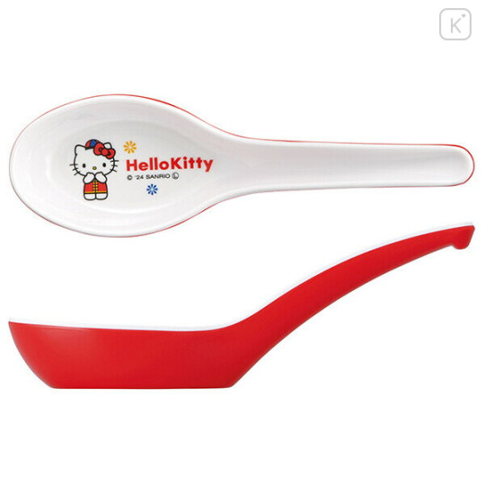 Japan Sanrio Melamine Soup Spoon - Hello Kitty - 2