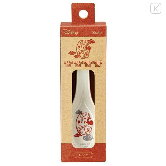 Japan Disney Melamine Soup Spoon - Mickey & Minnie - 3