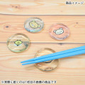 Japan San-x Glass Round Chopstick Rest - Korilakkuma - 2