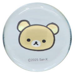 Japan San-x Glass Round Chopstick Rest - Rilakkuma