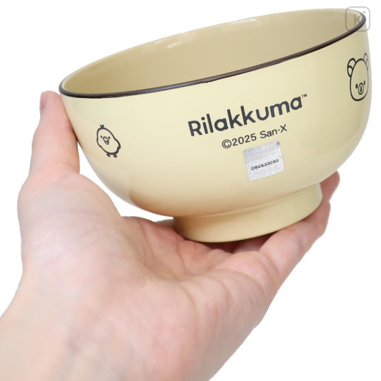 Japan San-x Lacquered Soup Bowl - Rilakkuma - 2