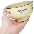 Japan San-x Lacquered Soup Bowl - Rilakkuma - 2