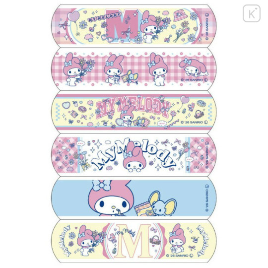 Japan Sanrio Die-cut Adhesive Bandage - My Melody : Wonderful World Hangout with Friends - 2