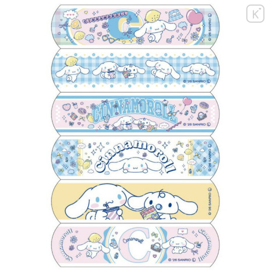Japan Sanrio Die-cut Adhesive Bandage - Cinnamoroll : Wonderful World Hangout with Friends - 2