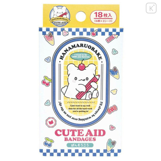 Japan Sanrio Die-cut Adhesive Bandage - Want to be with You Forever - 1