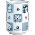 Japan Miffy Japanese Tea Cup - Miffy : Animal Blue - 2
