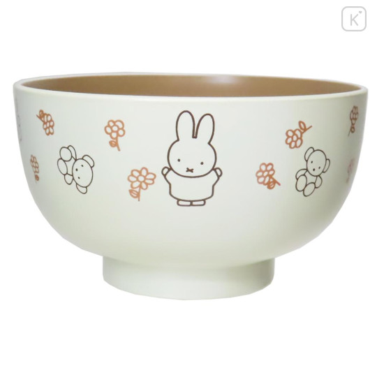 Japan Miffy Lacquered Soup Bowl - Teddy Bear - 1