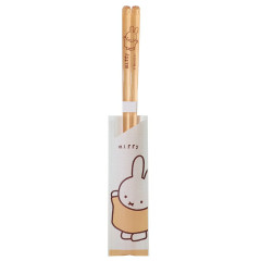 Japan Miffy Clear Chopsticks 23cm - Light Orange