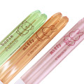 Japan Miffy Clear Chopsticks 23cm - Light Green - 3