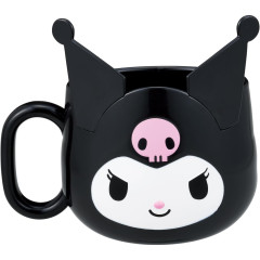Japan Sanrio Die-cut Plastic Cup - Kuromi
