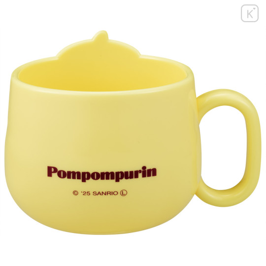 Japan Sanrio Die-cut Plastic Cup - Pompompurin - 2