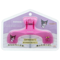 Japan Sanrio Ukanmuri Book Clip - Kuromi : Cherry