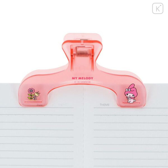 Japan Sanrio Ukanmuri Book Clip - My Melody : Flower - 4