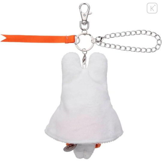 Japan Miffy Mascot Holder Bag Charm - Chokkorisan Sitting Plush Ghost - 4
