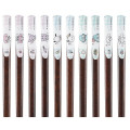 Japan Sanrio Wooden Chopsticks 21cm Set - 3