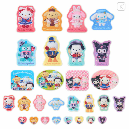 Japan Sanrio Original Sticker Set - Character Grand Prix 4th Edition Outfit Collection - 2