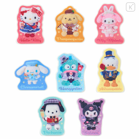 Japan Sanrio Original Sticker Set - Character Grand Prix 4th Edition Outfit Collection - 3