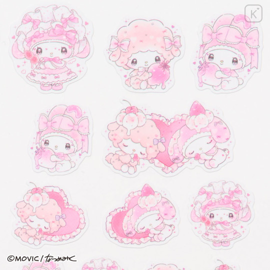 Japan Sanrio 4 Size Sticker - My Melody & My Sweet Piano : Dolly Mix Petit - 3