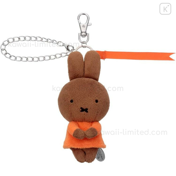 Japan Miffy Mascot Holder Bag Charm - Chokkorisan Sitting Plush