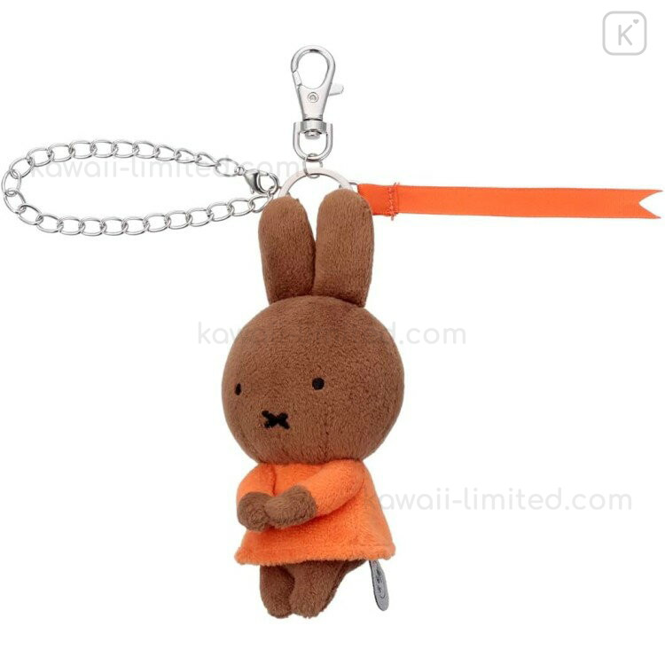Japan Miffy Mascot Holder Bag Charm - Chokkorisan Sitting Plush