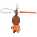 Japan Miffy Mascot Holder Bag Charm - Chokkorisan Sitting Plush Melaine - 3