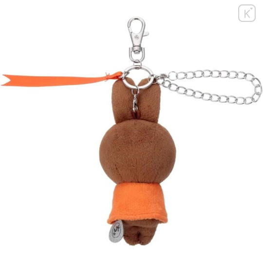 Japan Miffy Mascot Holder Bag Charm - Chokkorisan Sitting Plush Melaine - 4