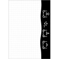 Japan San-x A6 Notepad - Basic Rilakkuma Monochrome White - 5