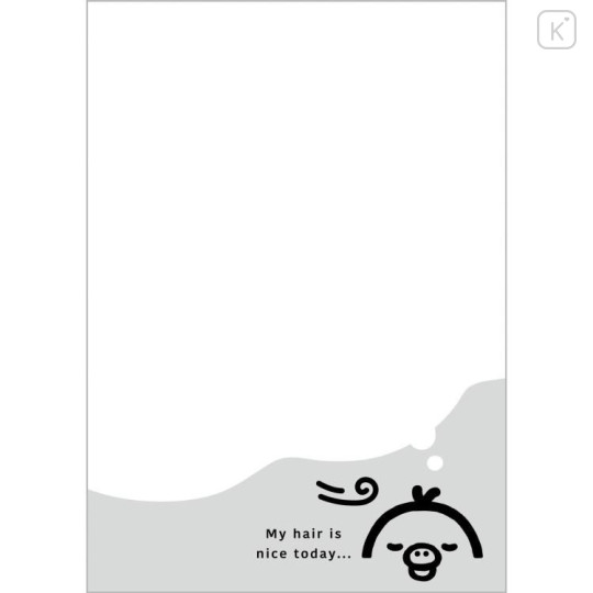 Japan San-x A6 Notepad - Basic Rilakkuma Monochrome Black - 4