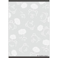 Japan San-x A6 Notepad - Basic Rilakkuma Monochrome Black - 5